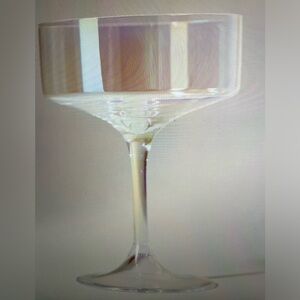 ❤️ ANTHROPOLOGIE MORGAN COUPE IRIDESCENT GLASSES SET OF 2 NEW
